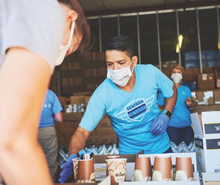 volunteer at food bank