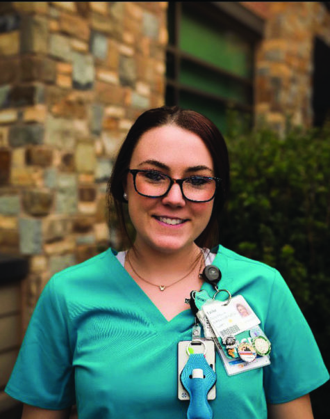 nurse in scrubs