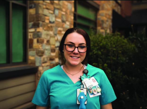 nurse in scrubs